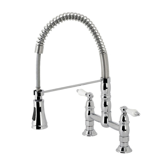 Heritage Pre-Rinse Kitchen Faucet in Polished Chrome