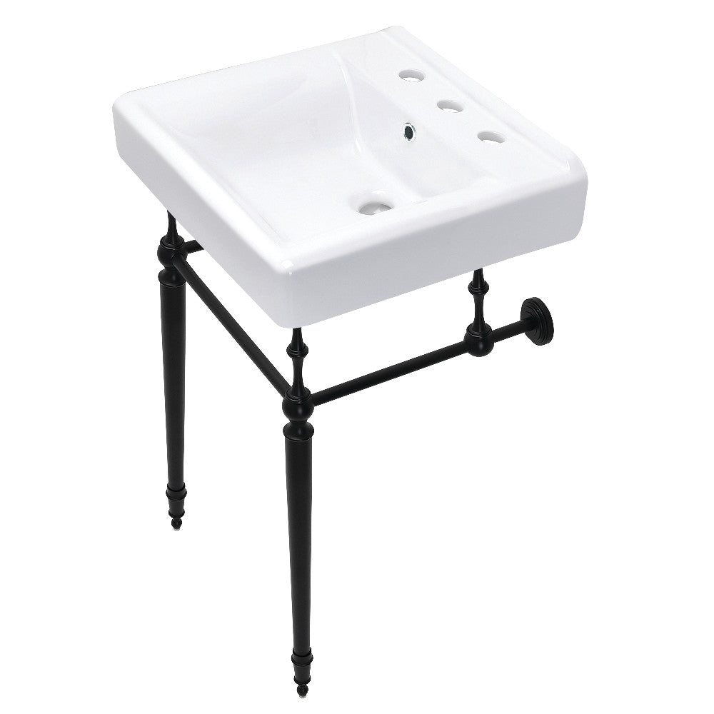 Edwardian 20 Inch Console Sink in White