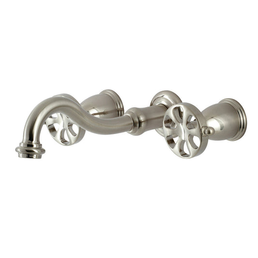 Belknap Wall-Mount Bathroom Faucet in Brushed Nickel