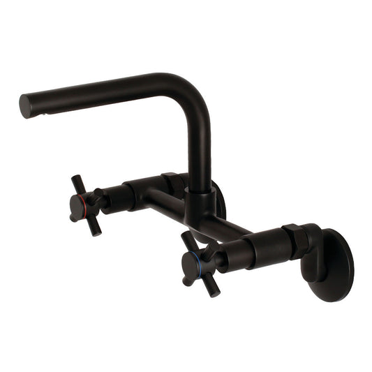 Concord Wall Mount Kitchen Faucet in Matte Black