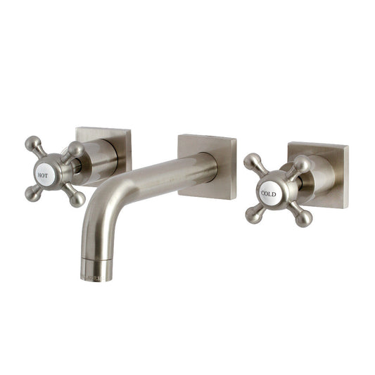Metropolitan Wall-Mount Bathroom Faucet in Brushed Nickel