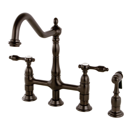 Tudor Bridge Kitchen Faucet in Oil Rubbed Bronze