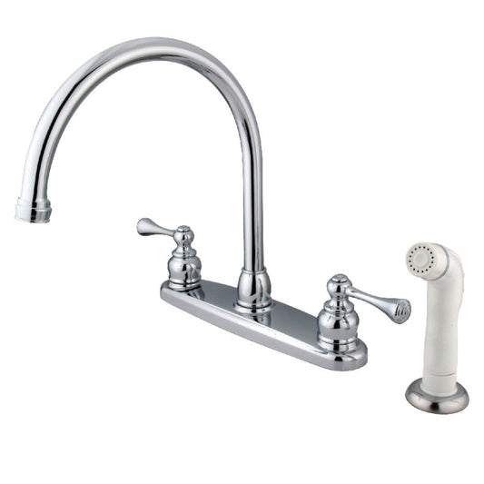 Vintage Centerset Kitchen Faucet in Polished Chrome