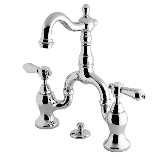 Heirloom Bridge Bathroom Faucet in Polished Chrome