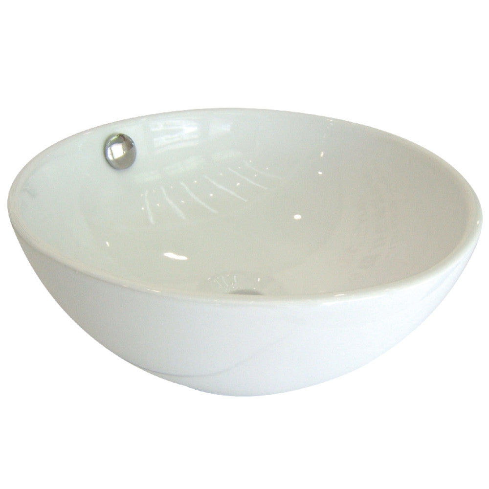 Le Country 17 Inch Vessel Sink in White