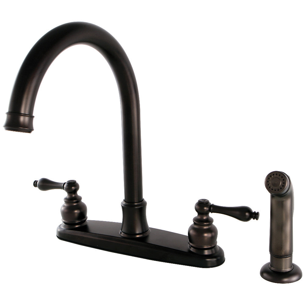 Victorian Centerset Kitchen Faucet in Oil Rubbed Bronze