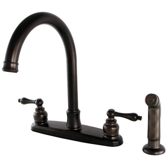 Victorian Centerset Kitchen Faucet in Oil Rubbed Bronze