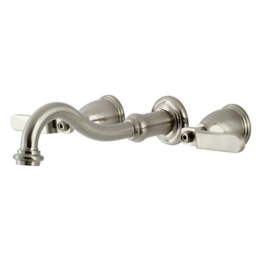 Whitaker Wall-Mount Bathroom Faucet in Brushed Nickel