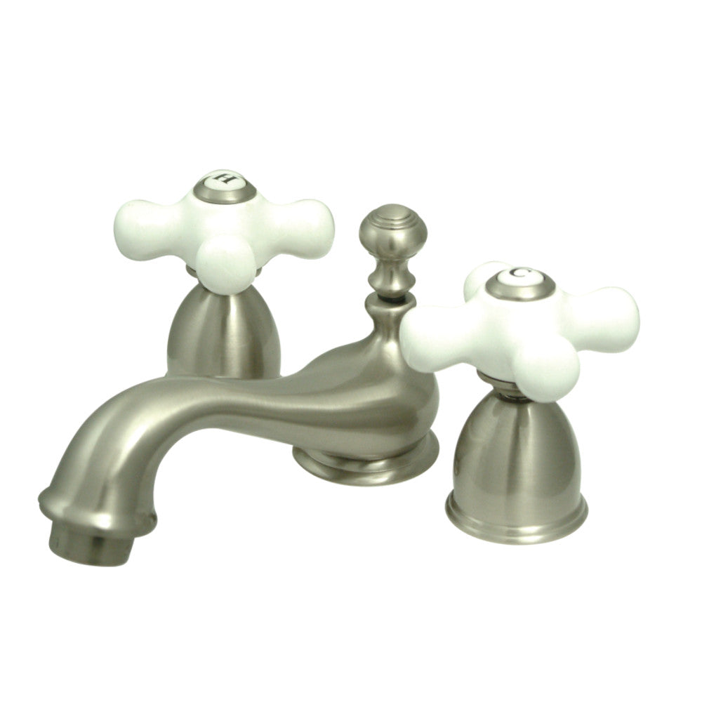 Restoration Mini-Widespread Bathroom Faucet in Brushed Nickel