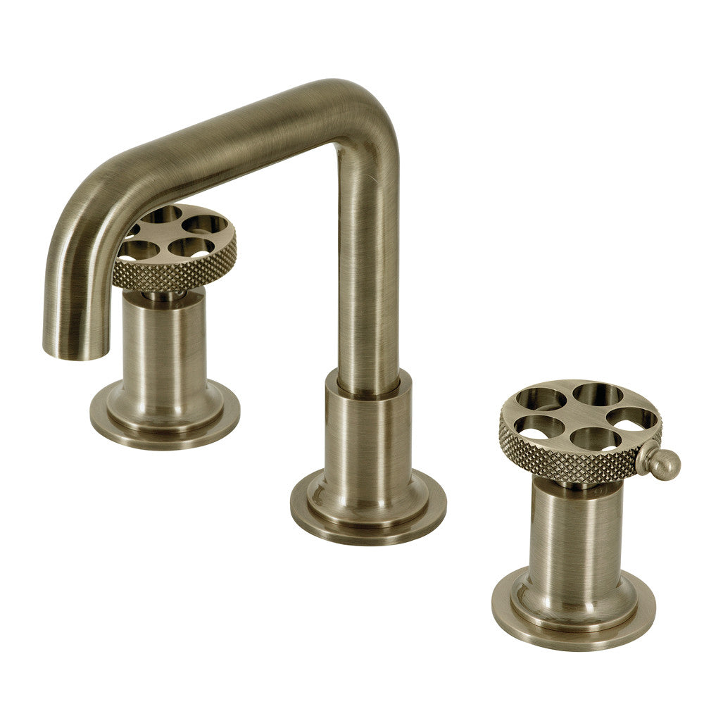 Webb Widespread Bathroom Faucet in Antique Brass