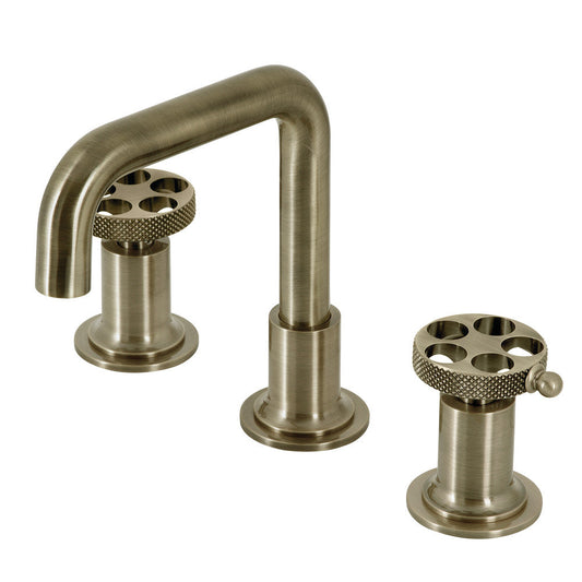 Webb Widespread Bathroom Faucet in Antique Brass