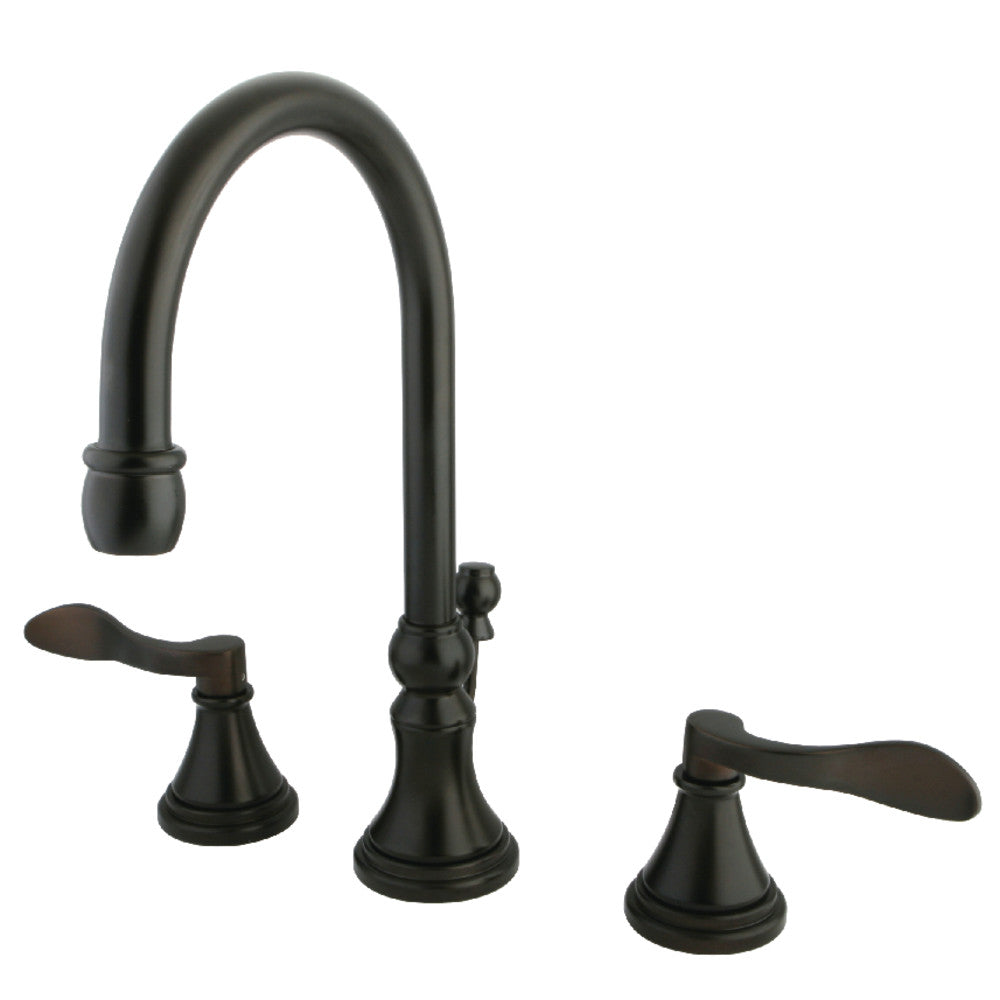 NuFrench Widespread Bathroom Faucet in Oil Rubbed Bronze
