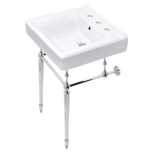 Edwardian 20 Inch Console Sink in White