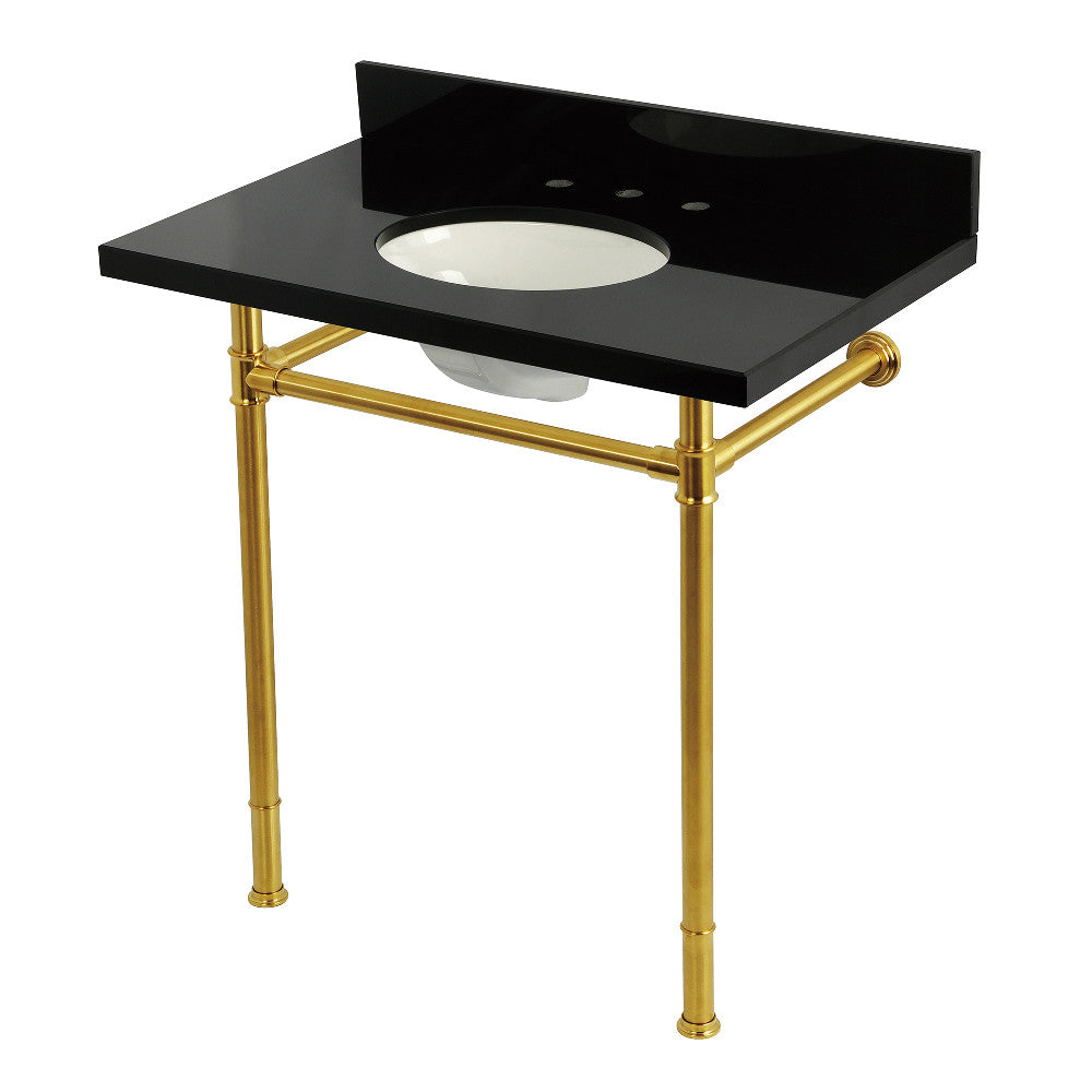 Imperial 36 Inch Console Sink in Brushed Brass