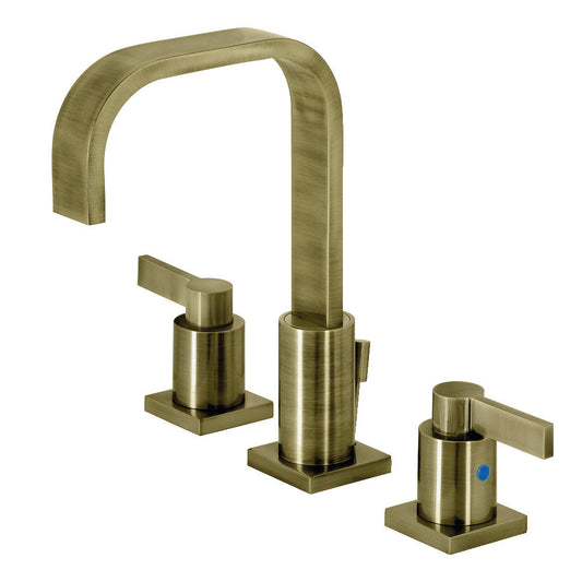 NuvoFusion Widespread Bathroom Faucet in Antique Brass