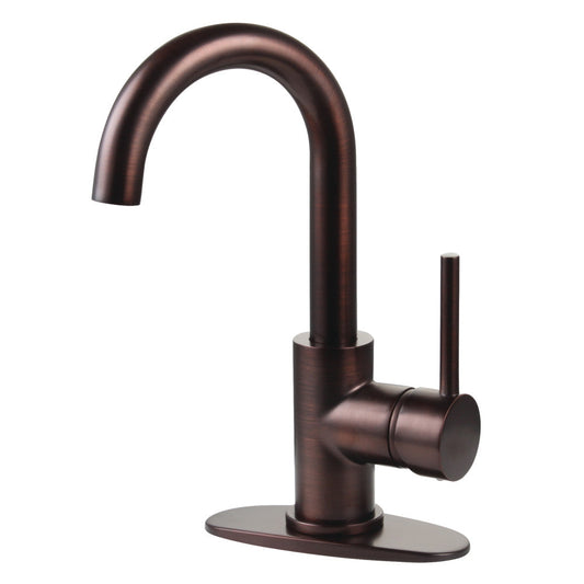 Concord Single-Hole Bathroom Faucet in Oil Rubbed Bronze