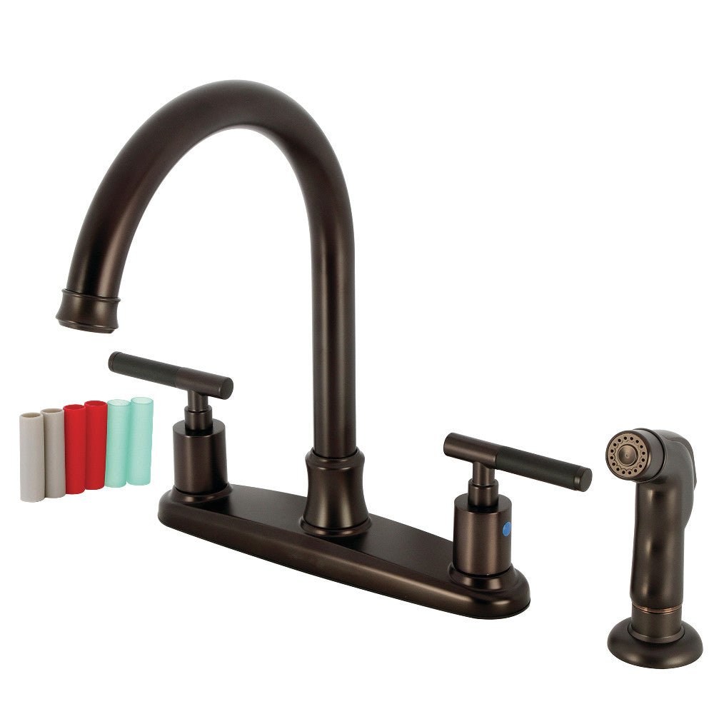 Kaiser Centerset Kitchen Faucet in Oil Rubbed Bronze