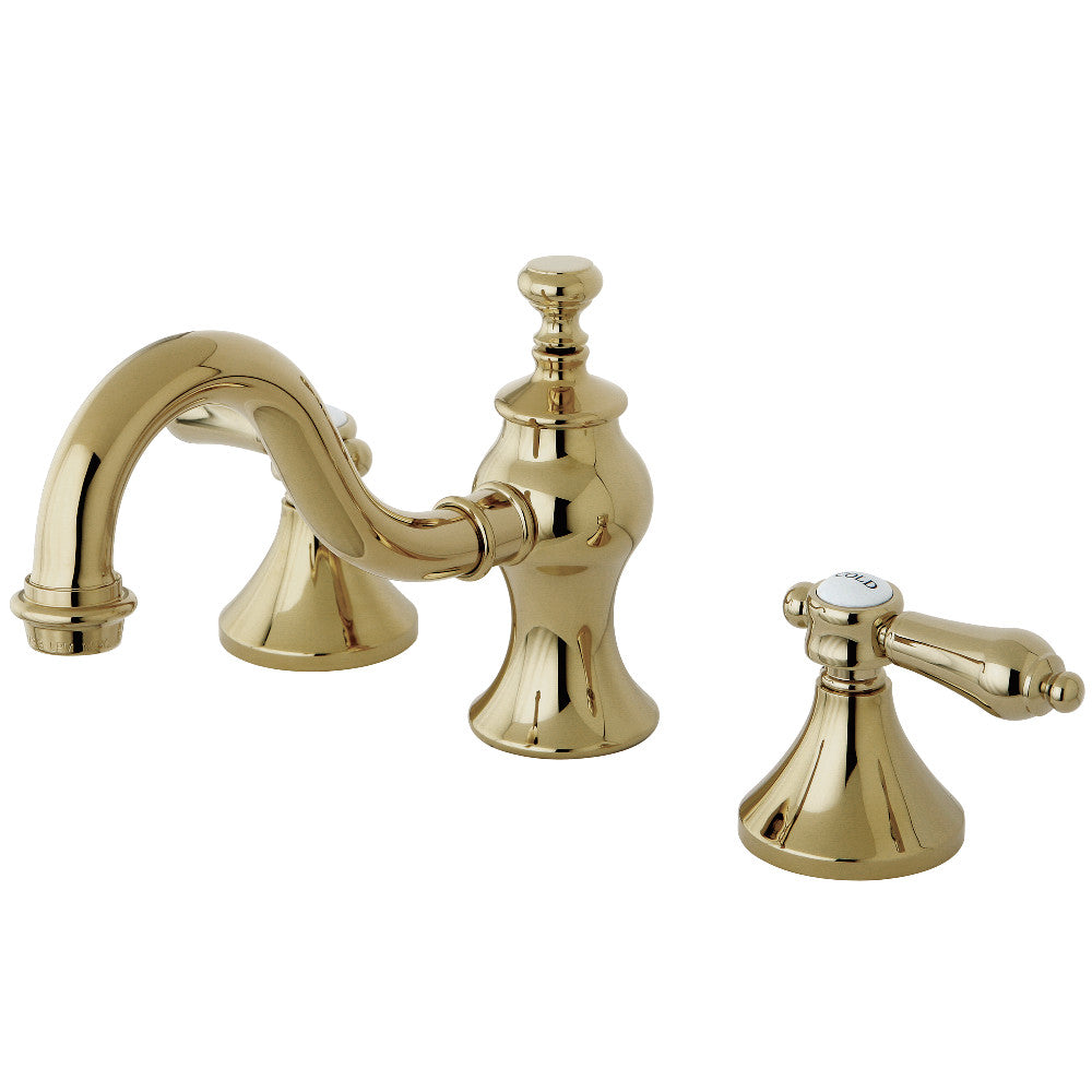 Bel-Air Widespread Bathroom Faucet in Polished Brass
