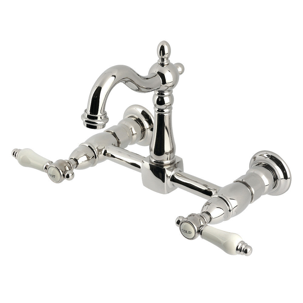 Bel-Air Wall Mount Kitchen Faucet in Polished Nickel