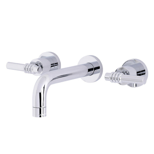 Milano Wall-Mount Bathroom Faucet in Polished Chrome
