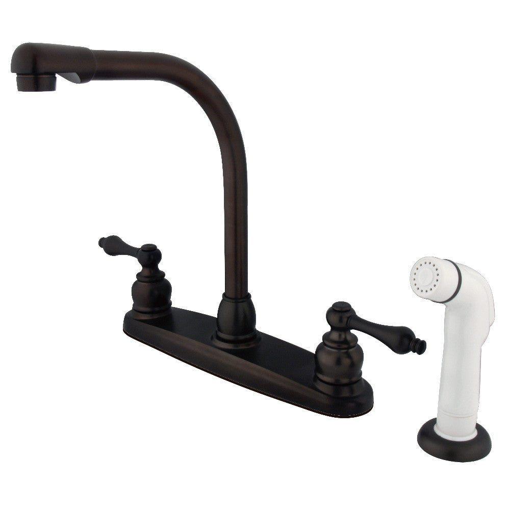 Victorian Centerset Kitchen Faucet in Oil Rubbed Bronze