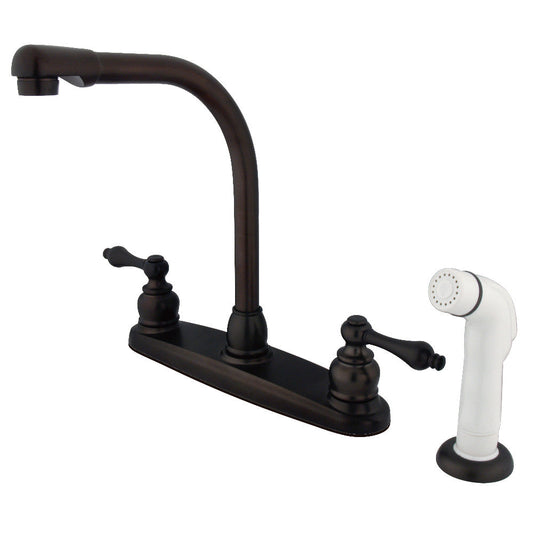 Victorian Centerset Kitchen Faucet in Oil Rubbed Bronze