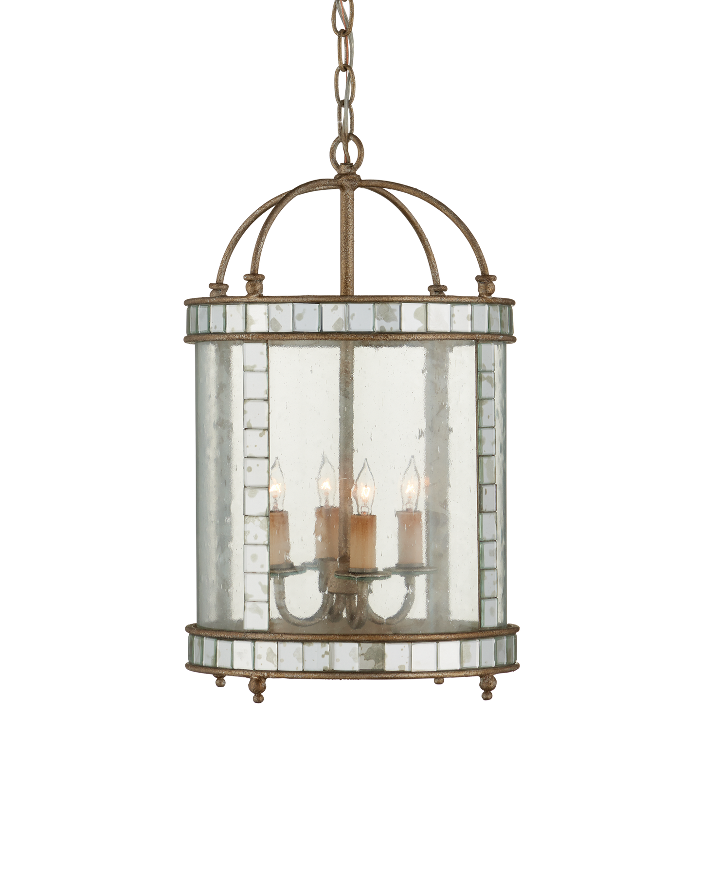 Corsica Small Silver Lantern