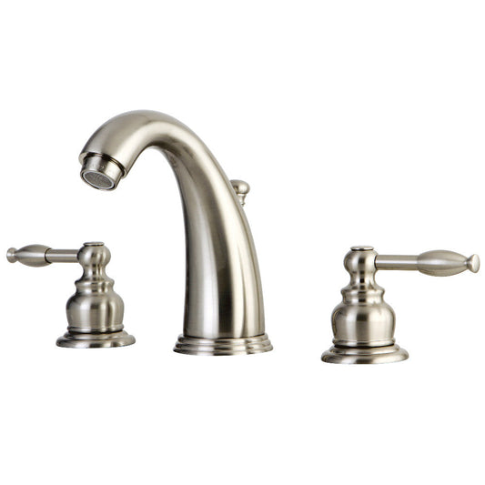 Knight Widespread Bathroom Faucet in Brushed Nickel