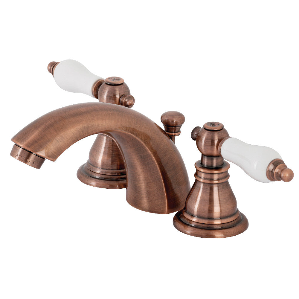 American Patriot Mini-Widespread Bathroom Faucet in Antique Copper