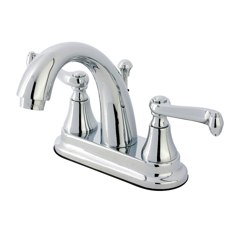 English Vintage 4 Inch Centerset Bathroom Faucet in Polished Chrome