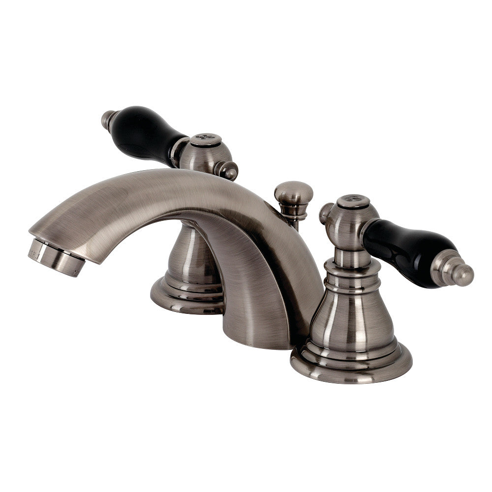 Duchess Mini-Widespread Bathroom Faucet in Black Stainless