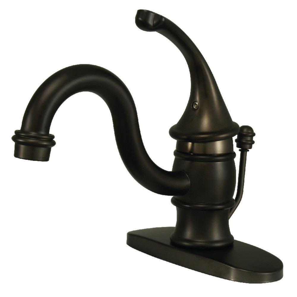 Georgian Single-Hole Bathroom Faucet in Oil Rubbed Bronze