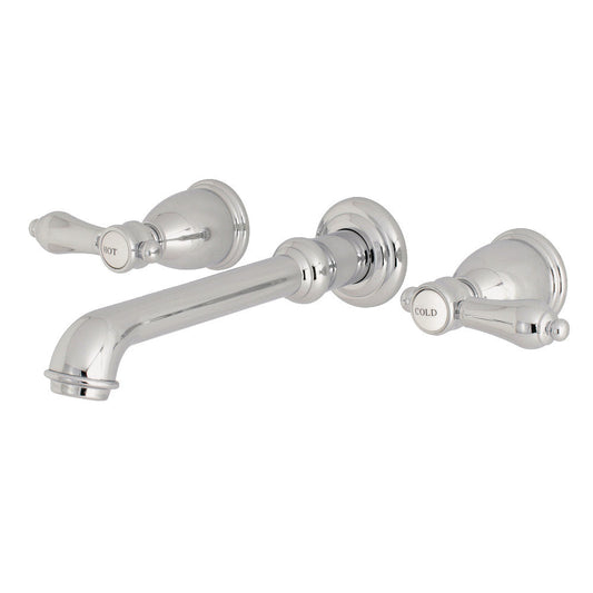 Heirloom Wall-Mount Bathroom Faucet in Polished Chrome