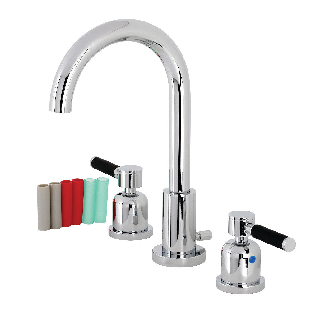 Kaiser Widespread Bathroom Faucet in Polished Chrome