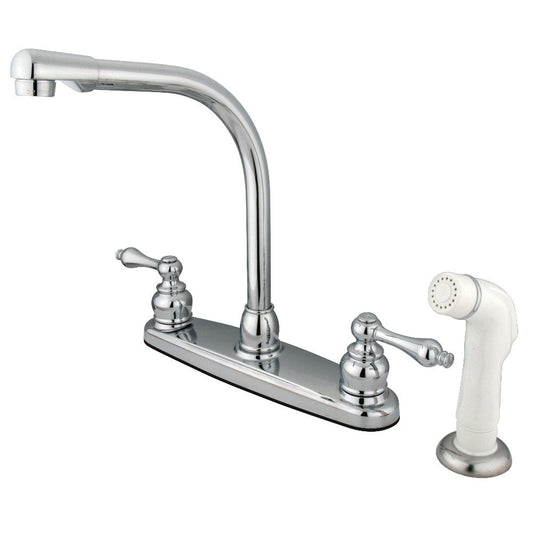 Victorian Centerset Kitchen Faucet in Polished Chrome