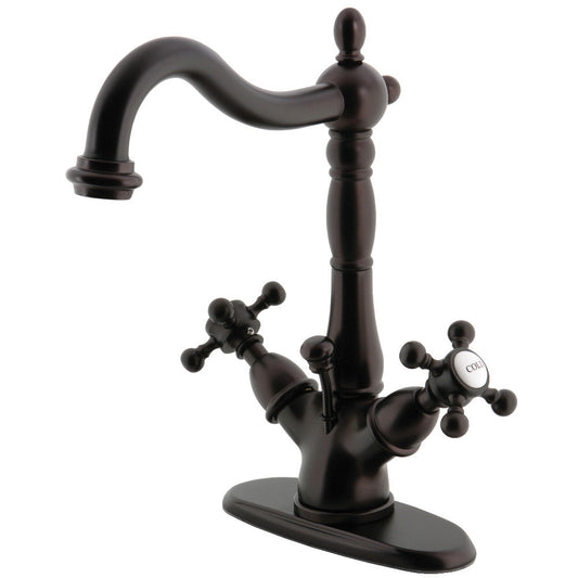 Vintage 4 Inch Centerset Bathroom Faucet in Oil Rubbed Bronze