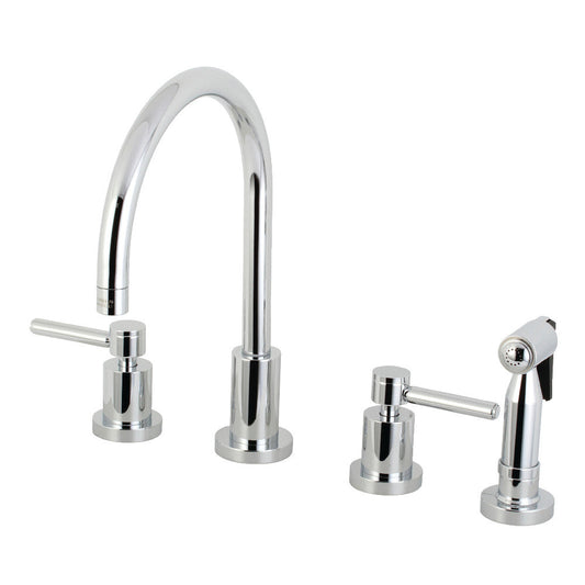 Concord Widespread Kitchen Faucet in Polished Chrome