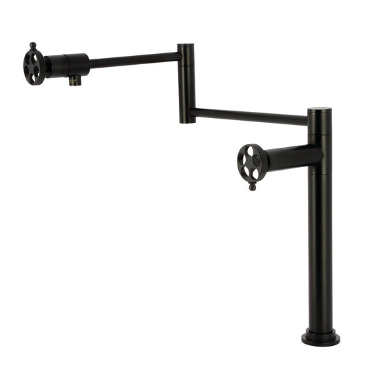 Wendell Pot Filler Faucet in Matte Black