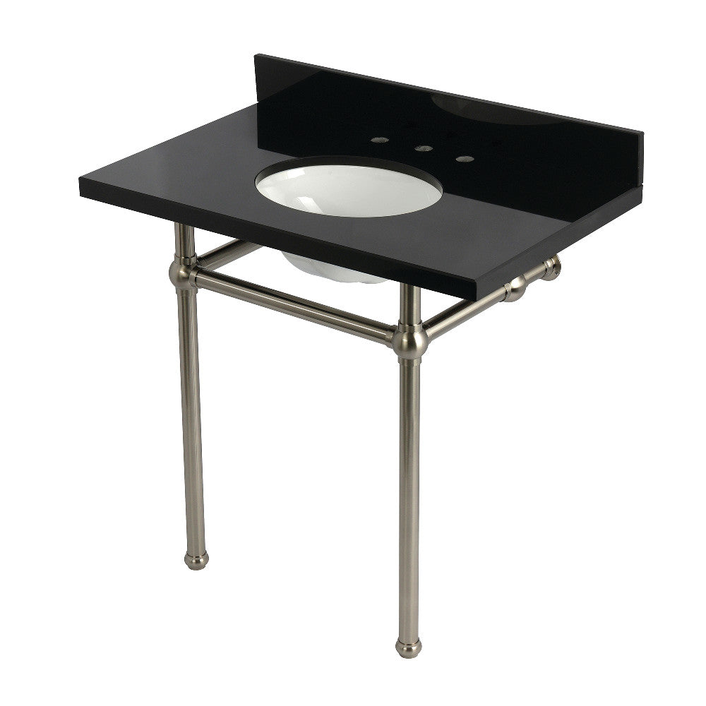 Templeton 36 Inch Console Sink in Brushed Nickel