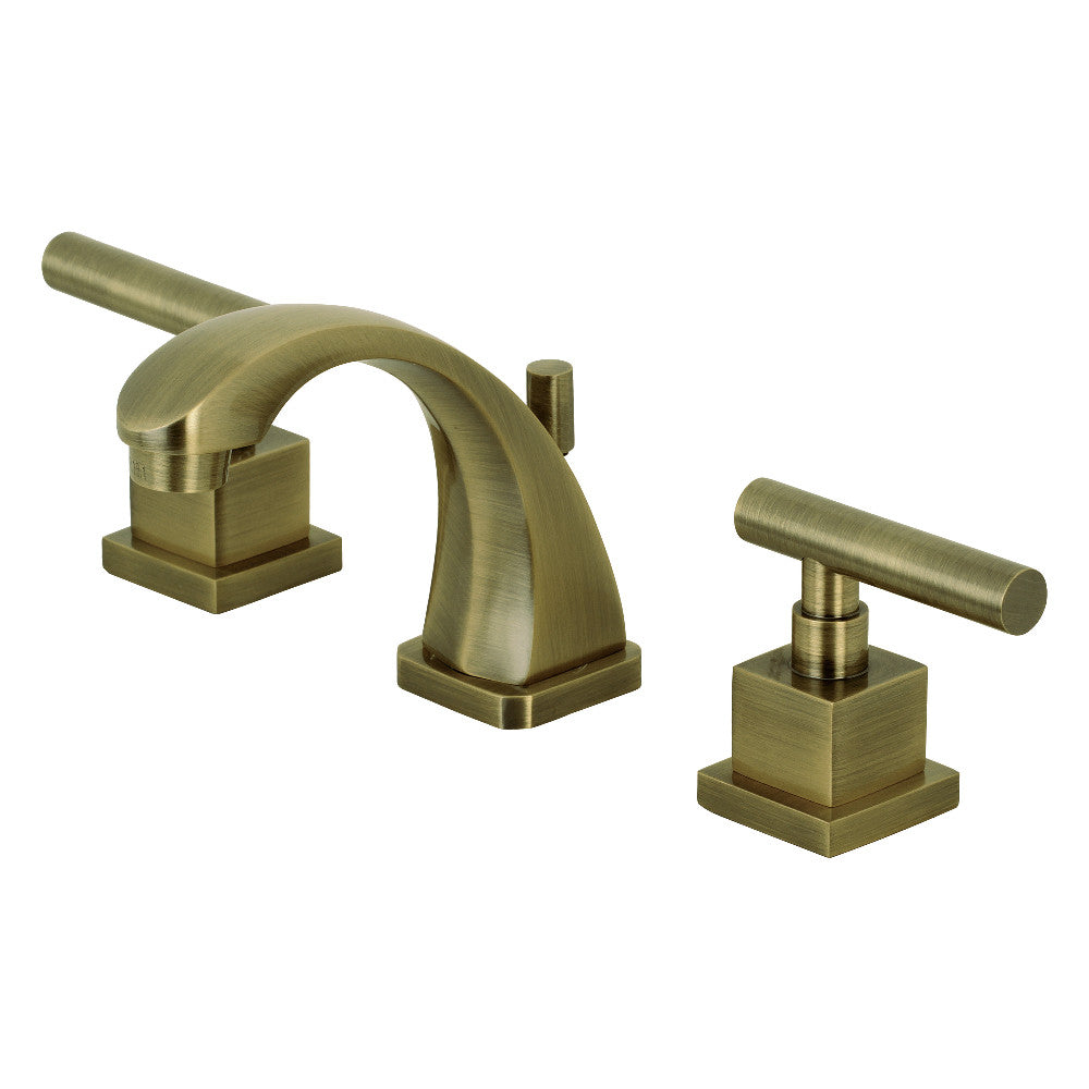 Claremont Widespread Bathroom Faucet in Antique Brass