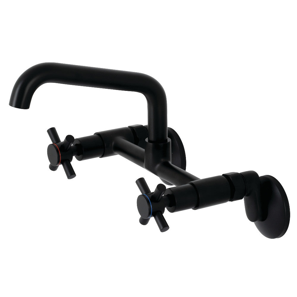Concord Wall Mount Kitchen Faucet in Matte Black