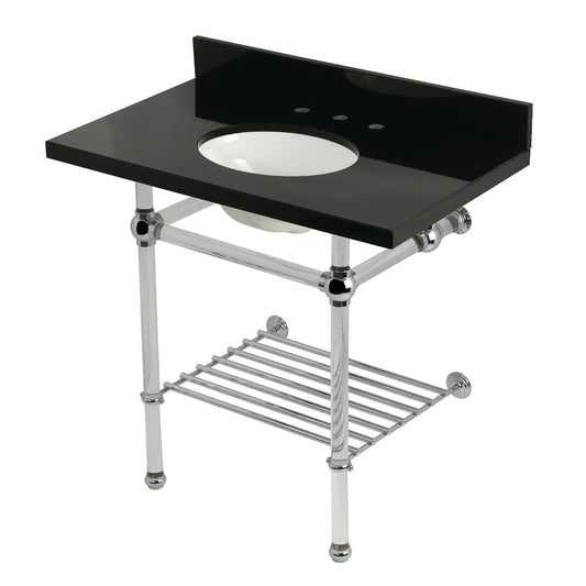 Templeton 36 Inch Console Sink in Polished Chrome