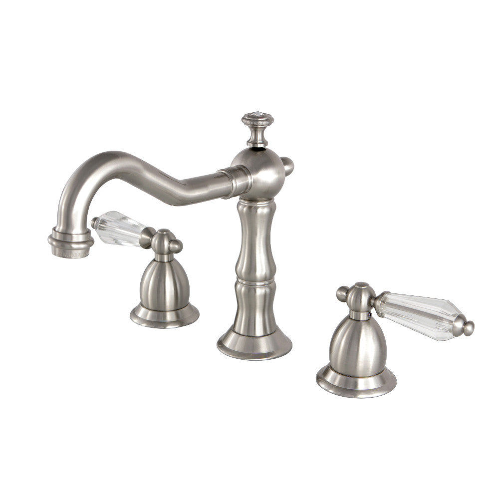 Wilshire Widespread Bathroom Faucet in Brushed Nickel