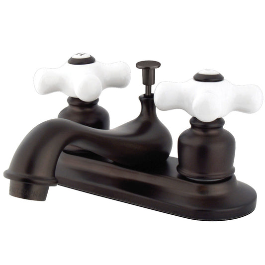 Restoration 4 Inch Centerset Bathroom Faucet in Oil Rubbed Bronze