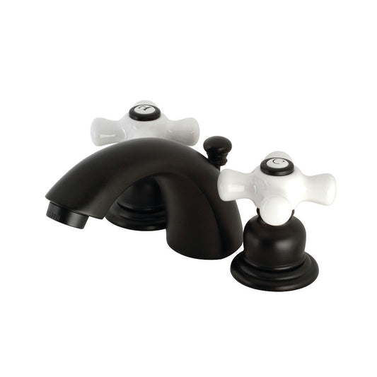 Victorian Mini-Widespread Bathroom Faucet in Matte Black