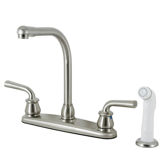 Restoration Centerset Kitchen Faucet in Brushed Nickel