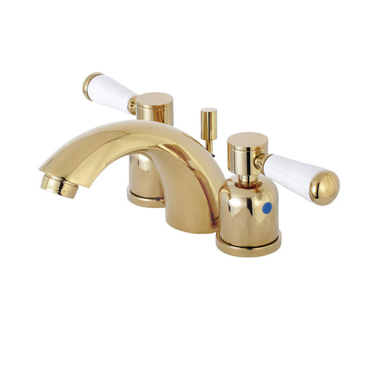 Paris Mini-Widespread Bathroom Faucet in Polished Brass