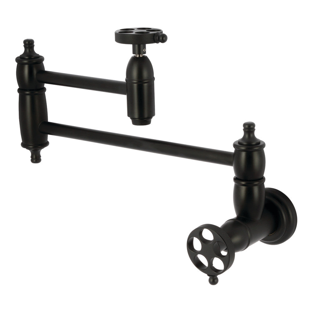 Wendell Pot Filler Faucet in Matte Black