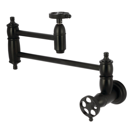 Wendell Pot Filler Faucet in Matte Black