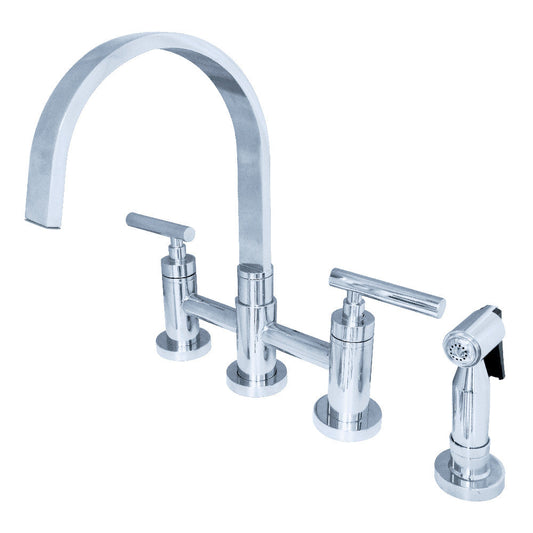 Manhattan Bridge Kitchen Faucet in Polished Chrome